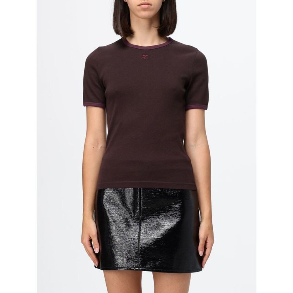 Courreges T-Shirt Woman Burnt
